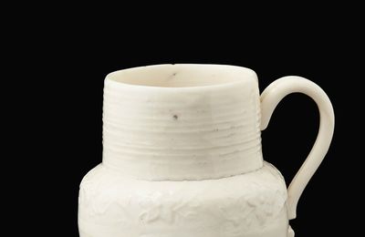 A Blanc de Chine pitcher, China, Qing dynasty, Kangxi period (1662 - 1722)