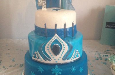 Gateau de la Reine des Neiges, Elsa 