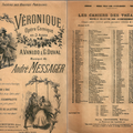 Sheet Music - Véronique (Partition) - André Messager