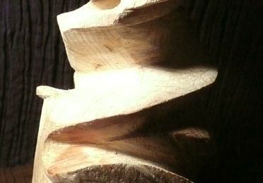 Deuxième sculpture en bois (en cours)