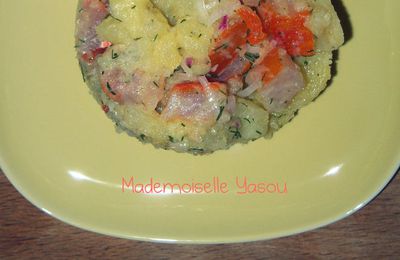 Salade de pommes de terre-haddock de ma maman