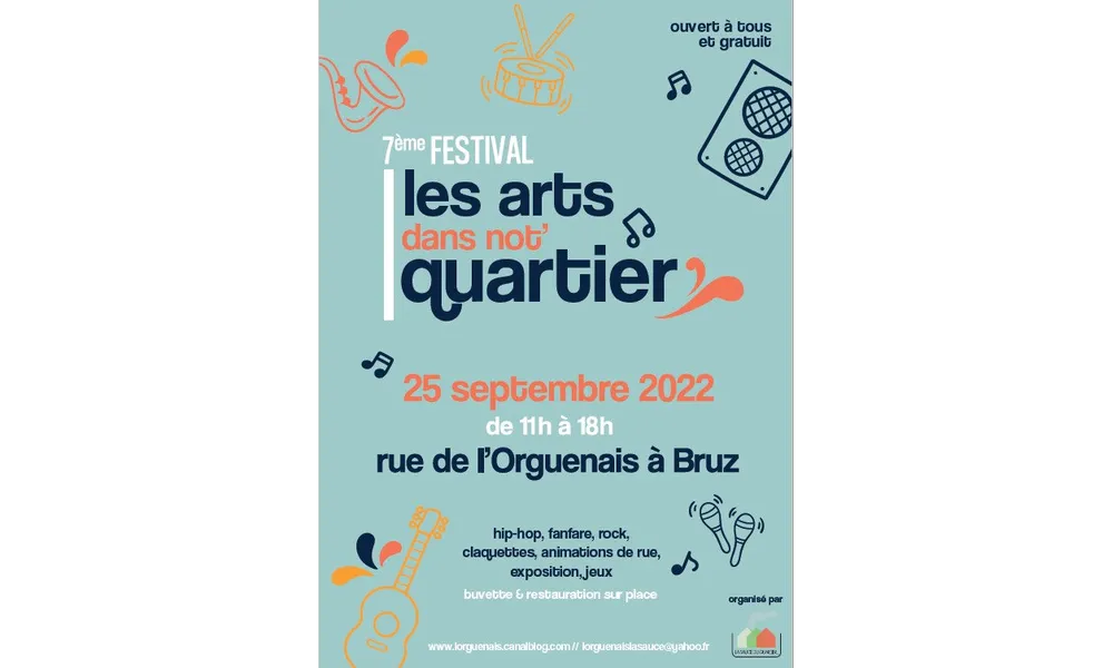 annonce du festival de l'orguenais 2022