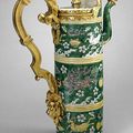 Ewer. Unknown. Chinese porcelain 1662 - 1722, French mounts 1700 - 1710