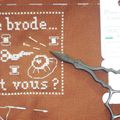 Broderie et chocolat ? Que du bonheur !