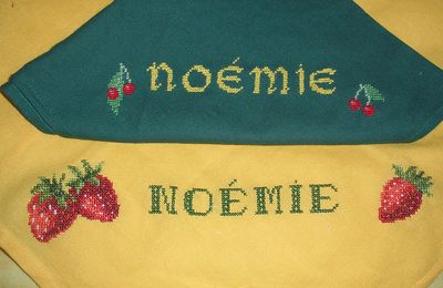 Broderies pour mes petits-enfants