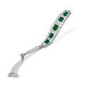 An Important Colombian Emerald and Diamond Bracelet
