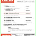 LA REVUE TOROS SORT LE 15 OCTOBRE