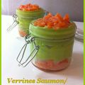 Verrines Saumon / Avocat