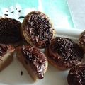 fondants à la crème de marrons et chocolat