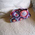 ma trousse en exagone au crochet est enfin finie