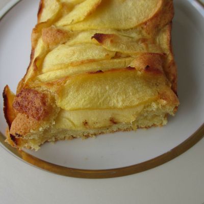 Recette quatre quart aux pommes et pépites de chocolat