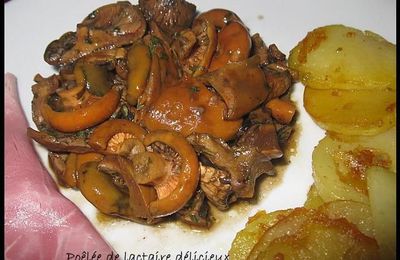 Poêlée de champignons 