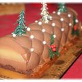 Bûche choco-poires