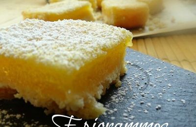 Lemon Bars (Carrés au Citron)