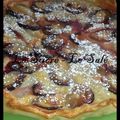 Tarte Prunes Poires