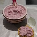 Tartinade de radis roses au fromage frais