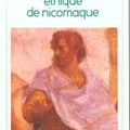 Ethique de Nicomaque, d'Aristote