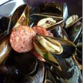 Moules au chorizo