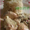 Saumon au green curry -