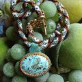 collier "turquoise africaine"
