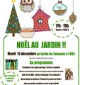 NOEL AU JARDIN DE TOHANNIC MARDI 15 Dcembre