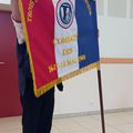 BENEDICTION NOUVEAU DRAPEAU DE CEREMONIE DE NOTRE ASSOCIATION LE VENDREDI 1ER AVRIL 2022 A 18H