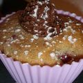 Muffins Framboises & Dôme de Nutella