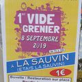 Vide grenier à la Sauvin le 8 Septembre 2019 (Rappel)