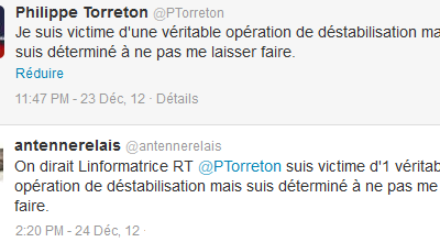 Des sites d'info trompés par un faux compte Twitter ("Philippe Torreton") piloté par l'extrême droite