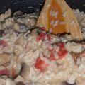 Risotto champignons chorizos