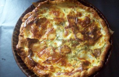 TARTE AVEC LES RESTE DE FROMAGES