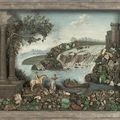 Rare diorama. Allemagne, vers 1820-1830, atelier de Jensen (?)