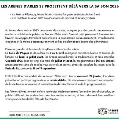 ARLES - 2026