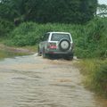 Santa Clara sur la route d'Akouango village. Nous