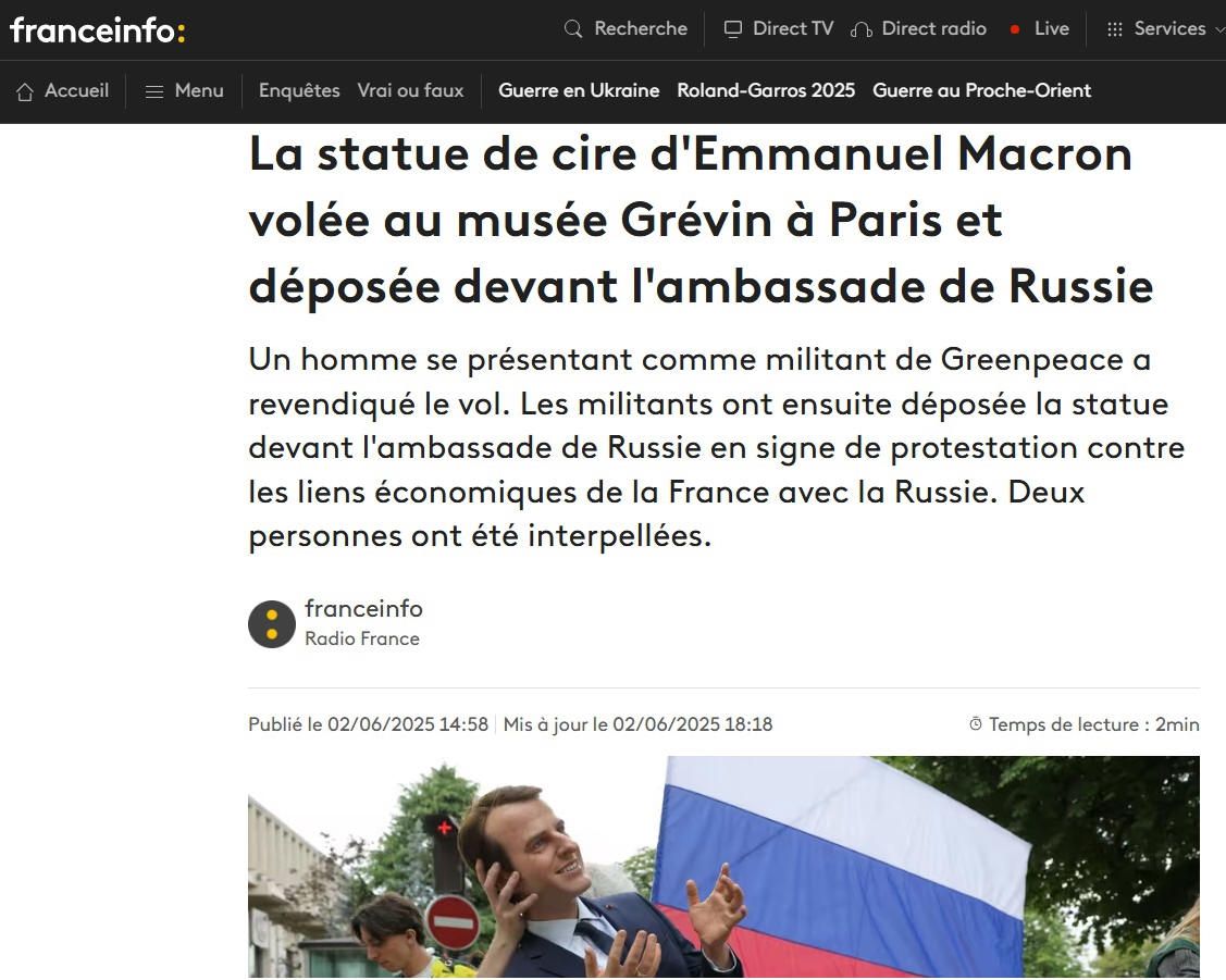 Président de cire, président de son
