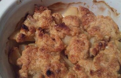 Crumble aux pommes & bananes