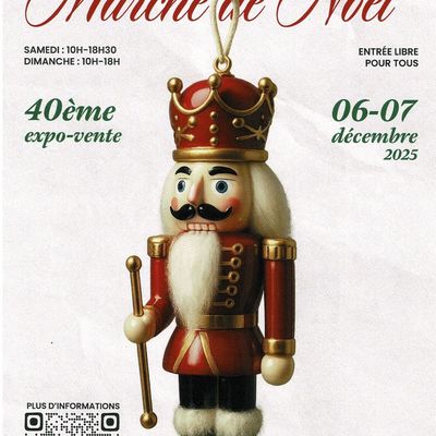 Marché de Noël / Vente artisanale Samedi 6 et dimanche 7 décembre 2025