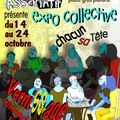 Expo collective "Chacun sa tête" à Mons la Trivale du14 au 24 octobre