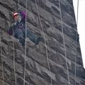 Descente en rappel depuis le Forth Rail Bridge