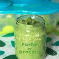 Purée de brocolis - 7 mois