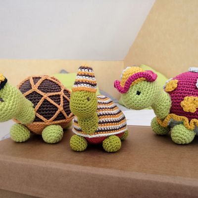 Une famille tortue pour un anniversaire