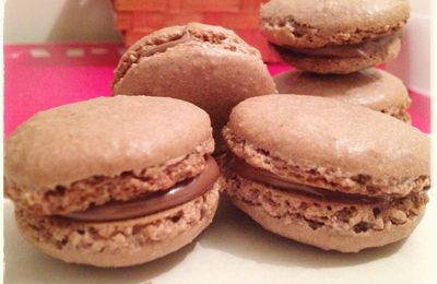 Macarons au chocolat