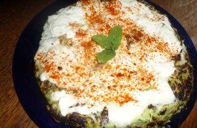 GALETTE DE COURGETTES RAPEES, AUX OEUFS ET AUX FROMAGES