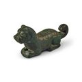 An inscribed gold-inlaid bronze tiger tally (Hufu), Qin dynasty or later
