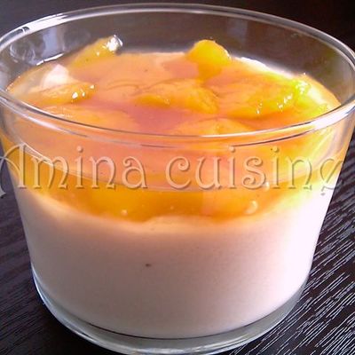 Semoule au lait et mangues