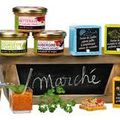 20 % de réduction sur les crumbles au foie gras et sur le "marché" du chef