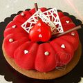 Entremets St Valentin 