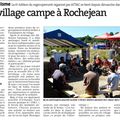 Août 2013 : 6ème Altervillage d'Attac à Rochejean