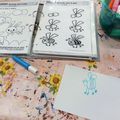 Des dessins et un bricolage de printemps