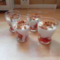 Verrine fraise